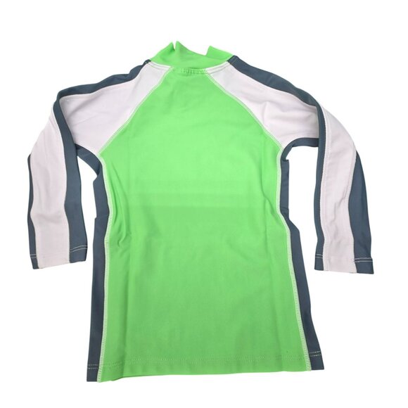 SunBusters Baby Rash Guard Swim Shirt UPF 50 Green 12-18 Months Protection JJ412 - Picture 2 of 5
